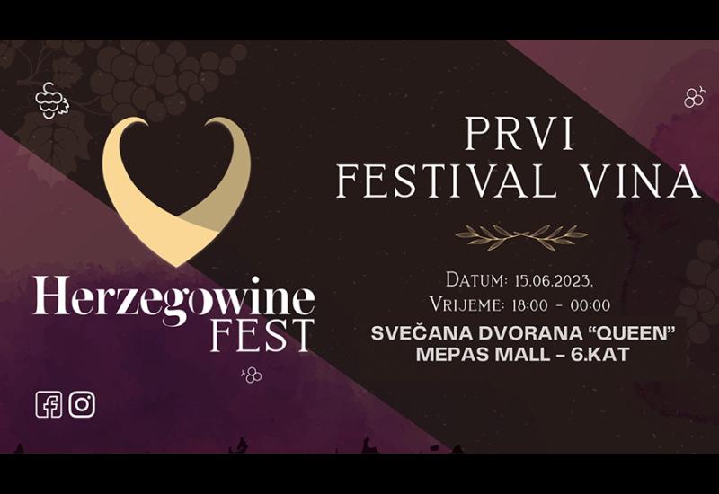 Herzegowine fest - festival vina u četvrtak u Mepas Mallu