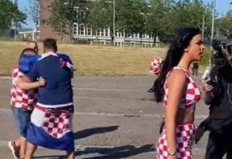 Tuča zbog Ivane Knoll - Hrvatski navijači potukli se zbog Ivane Knoll