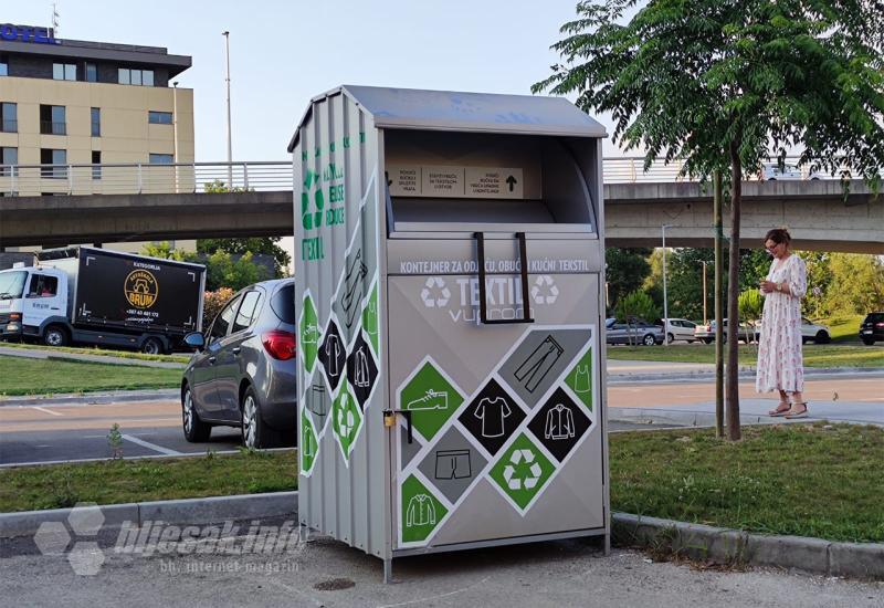 U Čapljini postavljeni spremnici za reciklažu tekstila