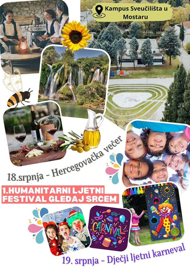 Humanitarni festival Gledaj srcem po prvi puta u Mostaru - Zabavite se i pomozite - 