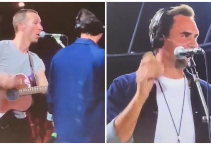 VIDEO I Federer upao na koncert Coldplaya 