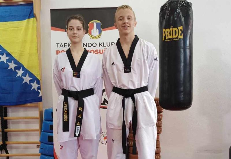 Dva nova crna pojasa za članove Taekwondo klub Cro Star