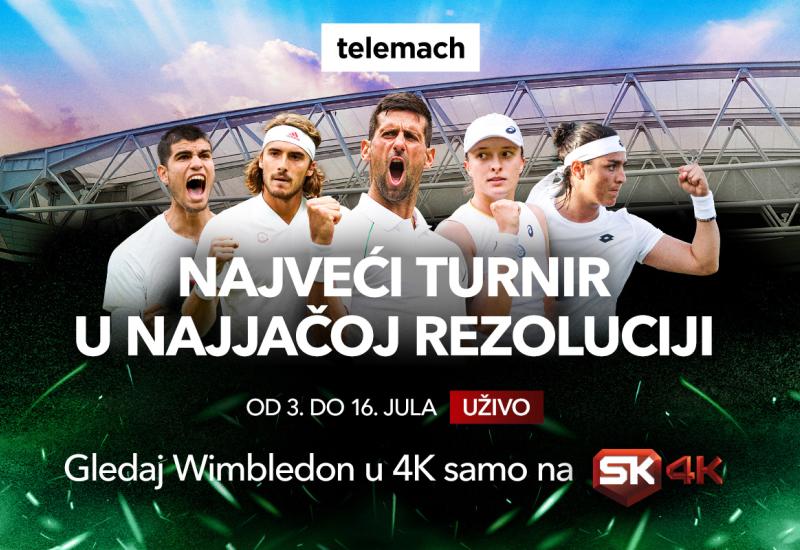 Telemach BH najavljuje tenisku groznicu - Gledajte uživo mečeve s Wimbledona