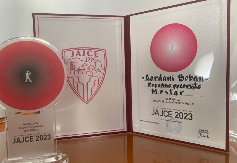 Nagrade za Narodno pozorište u Jajcu - Tri nagrade u Jajcu za Narodno pozorište Mostar