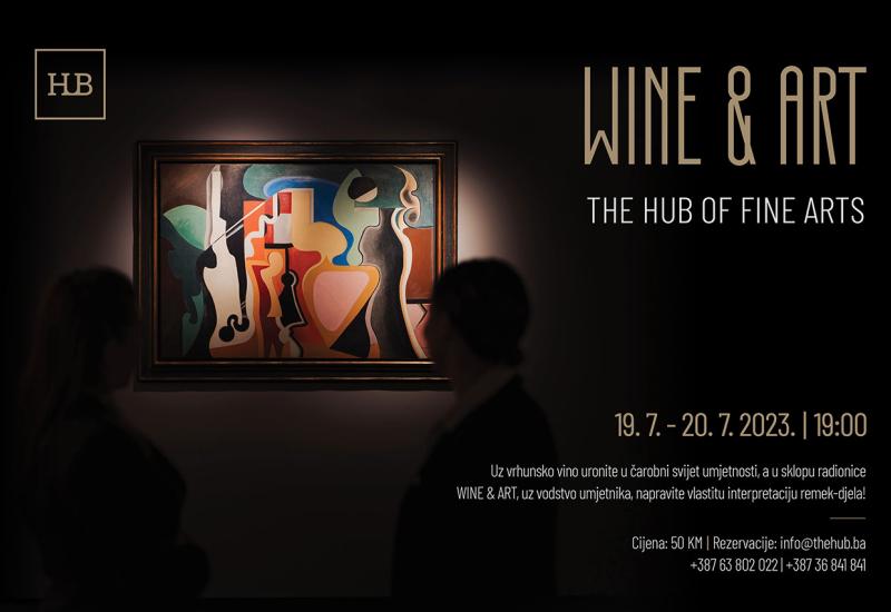 The Hub of Fine Arts organizira radionicu WINE & ART