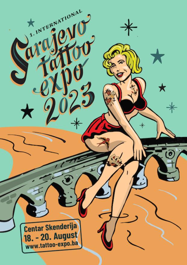 Najani plakat za Sarajevo Tattoo Expo - Renomirani artisti na Sarajevo Tattoo Expo