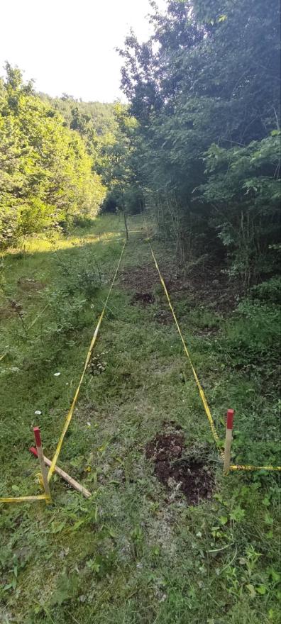 Završetak deminerskog zadatka na lokaciji Komanje Brdo u općini Stolac - Stolac: Uklonjena minska opasnost s Komanjeg Brda
