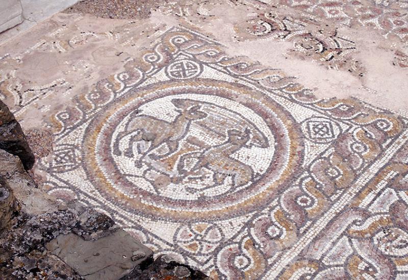Jedan od mozaika iz Episkopske bazilike - Stobi, najljepši rimski dragulj u Makedoniji