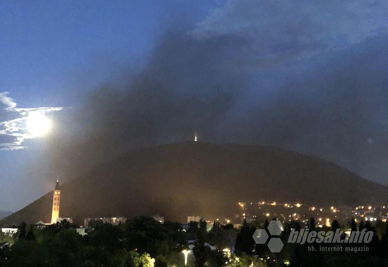 Požari u Mostaru – Gori u Rodoču i na Humu kod križa