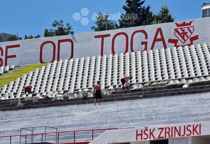 Povećava se kapacitet stadiona HŠK Zrinjski - Krenuli radovi na zapadnoj tribini