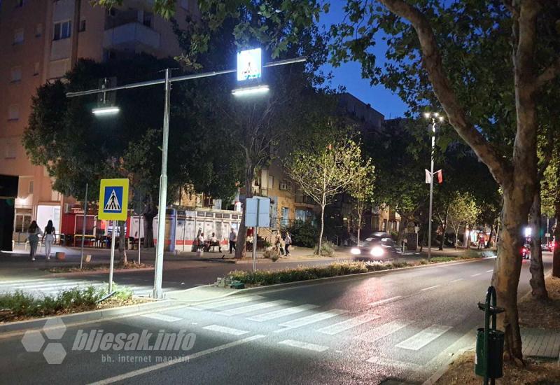 Mostar: Osvijetljen pješački prijelaz na nepropisno osvijetljenoj Aveniji