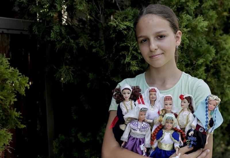 Esma Gljive - 11-godišnja Esma odijeva lutkice u narodnu nošnju: Inspiracija se rodila u Mostaru 