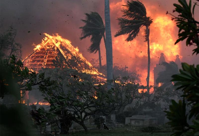 Apokaliptične scene - Požar na Havajima sravnio grad sa zemljom, namanje 6 poginulih