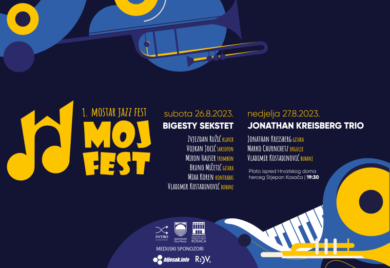 Rezervirajte zadnji vikend kolovoza za 1. Mostar Jazz Fest