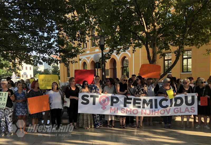 Problem femicida | Minutom šutnje počeo prosvjed u Mostaru
