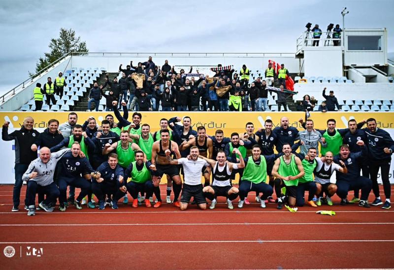 VIDEO | Igrači i navijači Zrinjskog na Islandu proslavili najveći uspjeh u povijesti