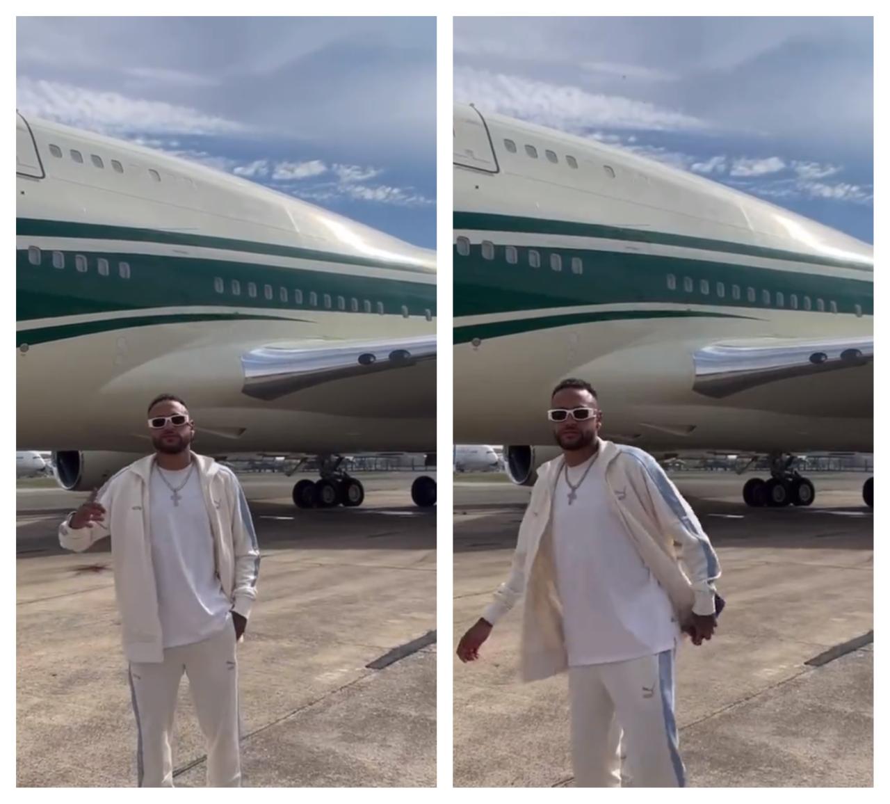 Neyar - Kakav put u Arabiju - luksuzni avion sa zlatnim prijestoljem za Neymara