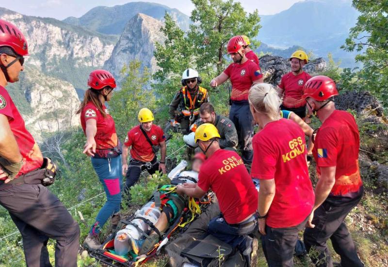 GSS spasio strane državljane na grebenu između kanjona Neretve i Rakitnice