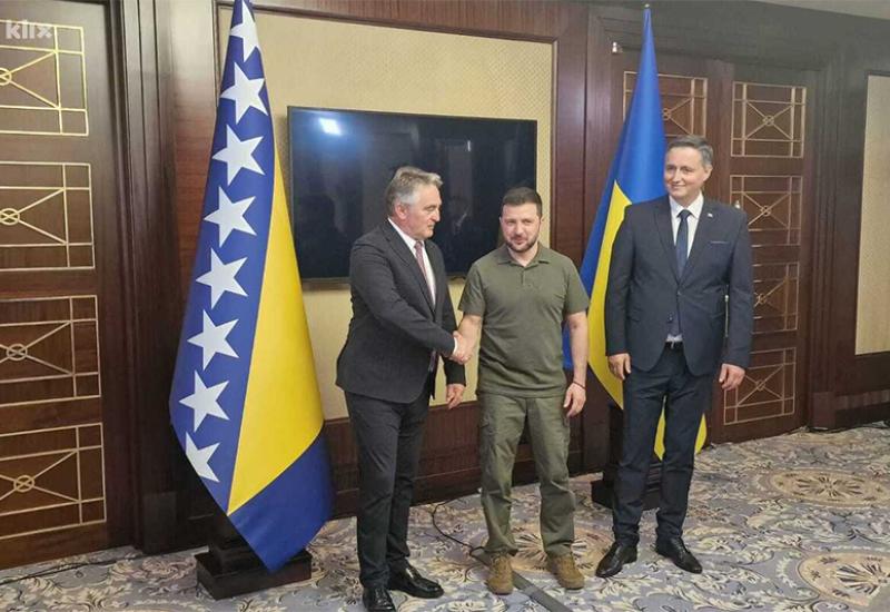 Komšić i Bećirović se u Kijevu sastali sa Zelenskim - Komšić i Bećirović se u Kijevu sastali sa Zelenskim