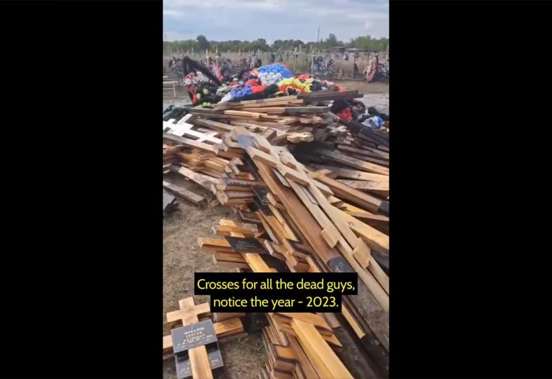 VIDEO | Uništeno Wagnerovo groblje u Rusiji? "Što to radite, zar se ne bojite boga"