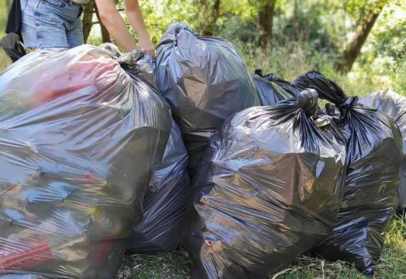 Akcija čišćenja u Stocu - U Stocu prikupljeno 15 vreća otpada