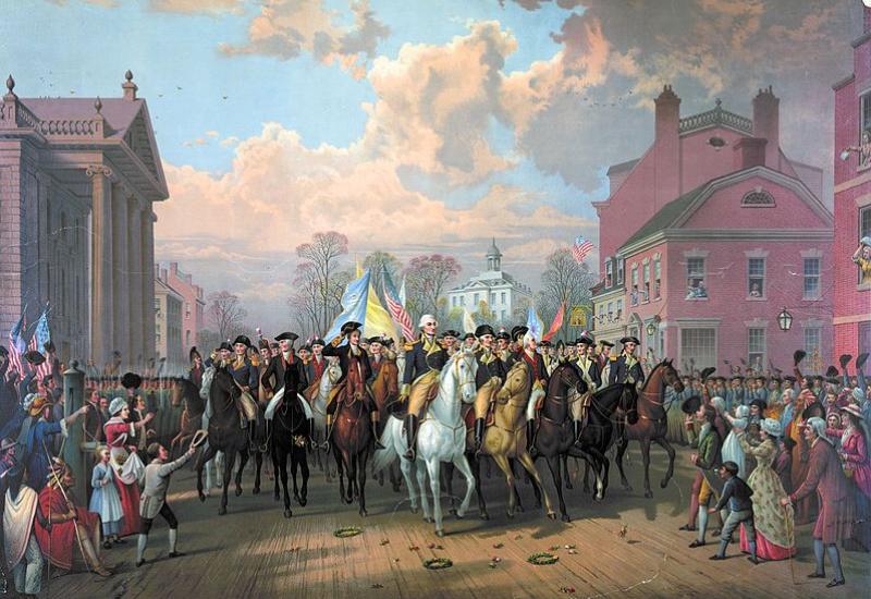 Trijumfalni ulazak u Washington - ilustracija - Priije 240 godina SAD izborile nezavisnost i zahtijevale dijelove Kanade 
