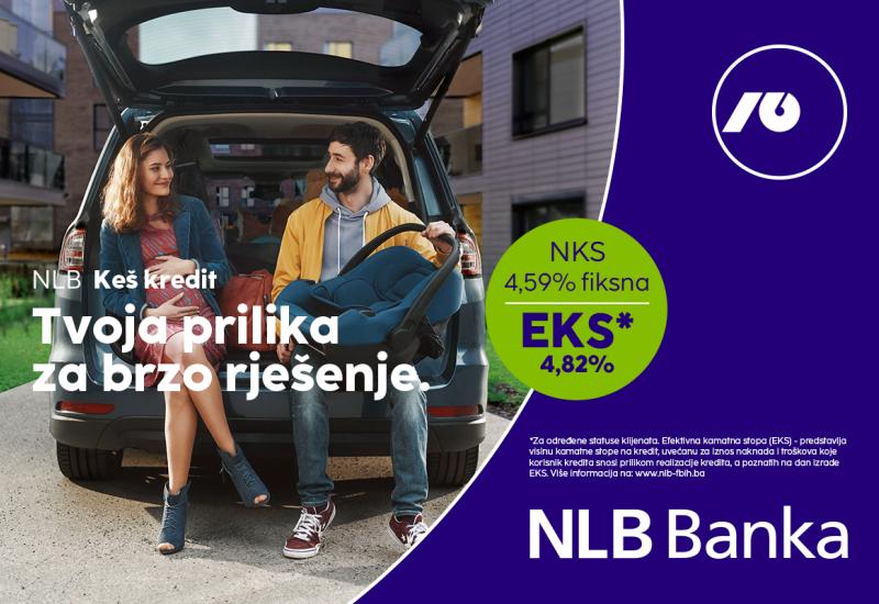 Prilika za brzo rješenje je stigla uz akcijsku ponudu keš kredita NLB Banke Sarajevo!