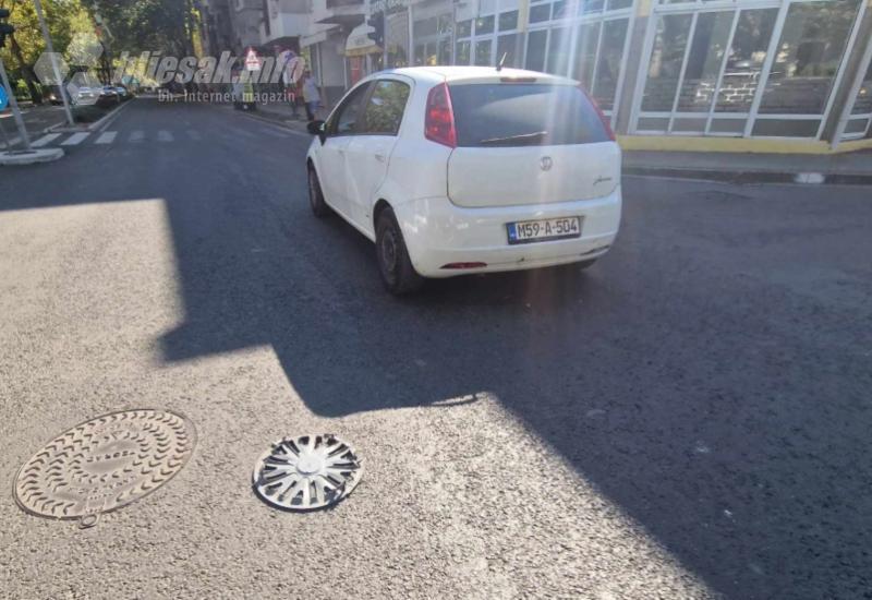 Manja materijalna šteta na Fiatu - Mostar: Volvom udario Fiata