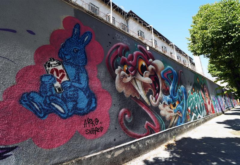 FOTO | Mostarske fasade u novom ruhu: Street arts festival donio nove murale