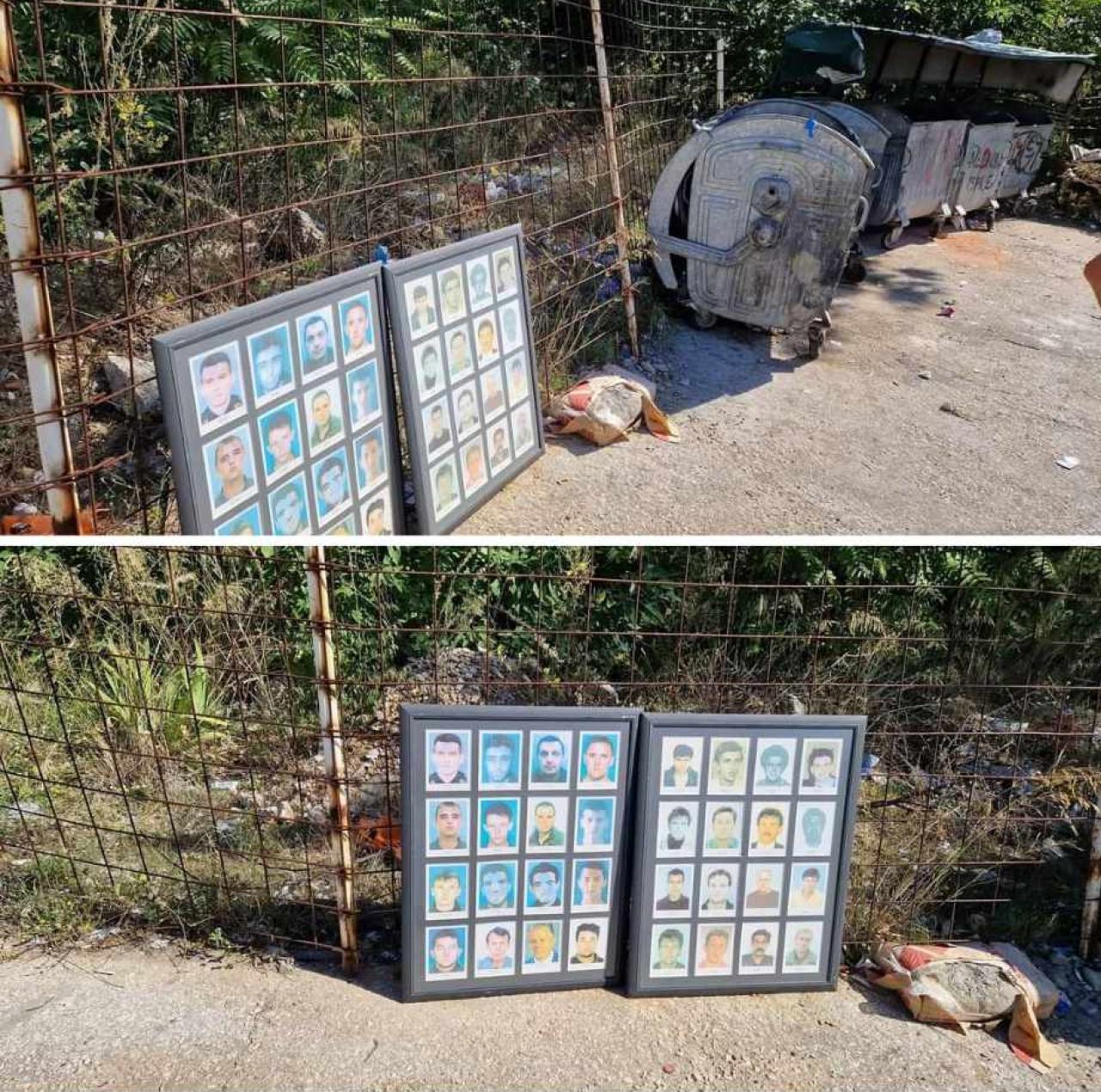 Fotografije branitelja bačene na smeće - Mostar: Slike poginulih branitelja bačene na smeće