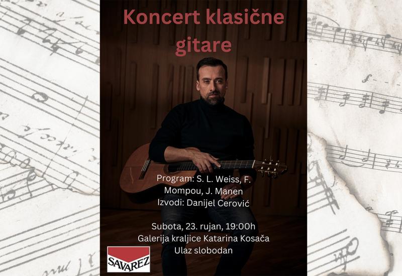Koncert velikog majstora klasične gitare u Mostaru