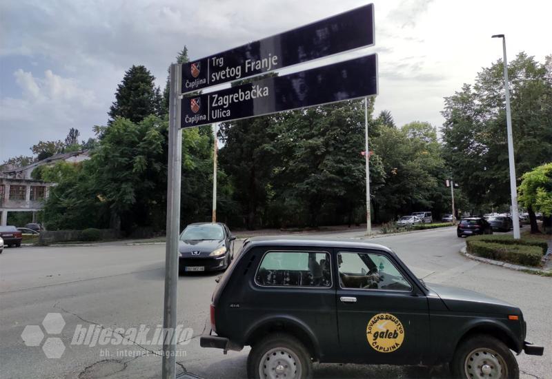 FOTO | U Čapljini postavljene nove ploče s nazivima ulica i trgova