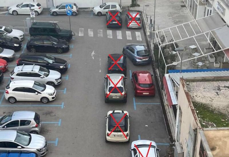 Mostar: Ako blokirate parking mjesta, snosit ćete posljedice
