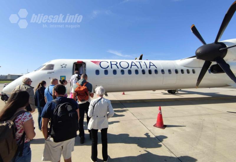Zimski red letenja: Croatia Airlines će za Mostar letjeli cijelu zimu 3 puta tjedno