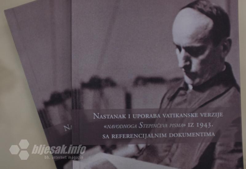 Mostar: Predstavljena knjiga don Bojana Ivešića o 'navodnom Stepinčevom pismu'