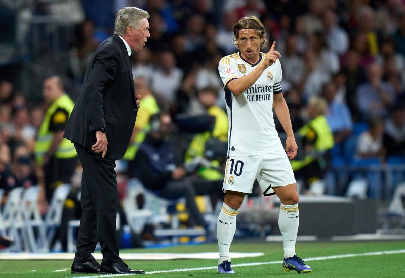 Ancelotti: Modrić ne traži objašnjenja kada ne igra