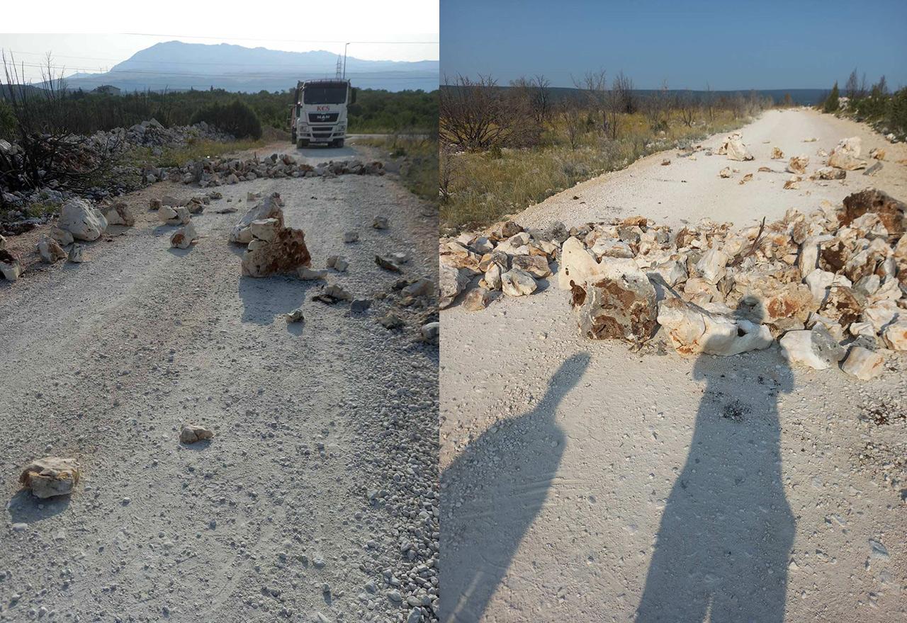 Vlasnici kamenoloma navode kako fotografije govore da je bilo fizičkih prepreka na putu - Visoki predstavnik pozvan da riješi problem ceste u Mostaru