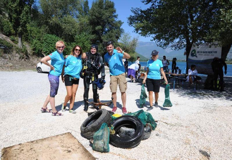 Akcija čišćenja Mostarskog jezera - Iz Mostarskog jezera u ovoj godini prikupljena jedna i pol tona otpada