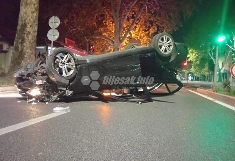 Prometna nesreća u Mostaru - Prometna nesreća u Mostaru: Tri osobe zadobile teške tjelesne ozljede