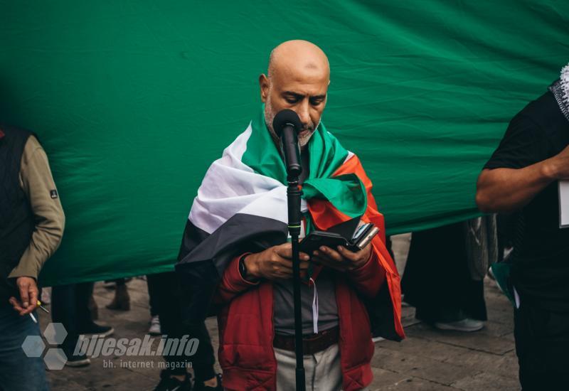 Galerija fotografija sa skupa podrške Palestini u Mostaru