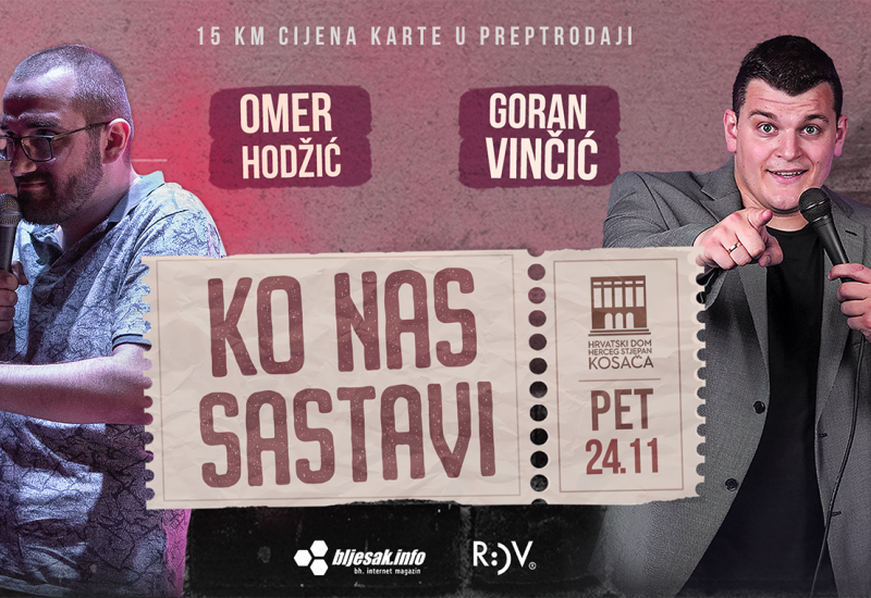 Najpoznatiji komičar regije dolazi u Mostar