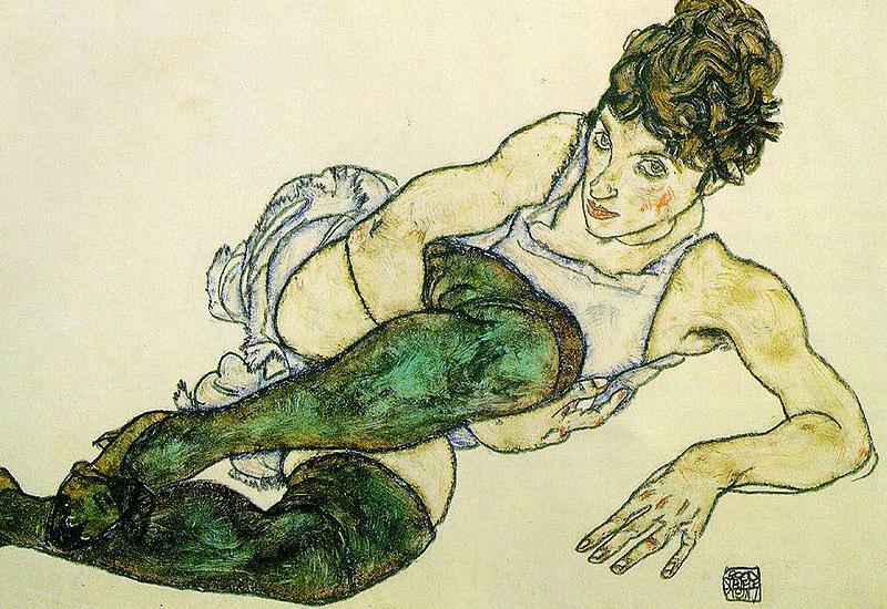 Schiele: Zelene čarape - Bio je majstor erotskih akata, ali i melankolično lijepih pejzaža
