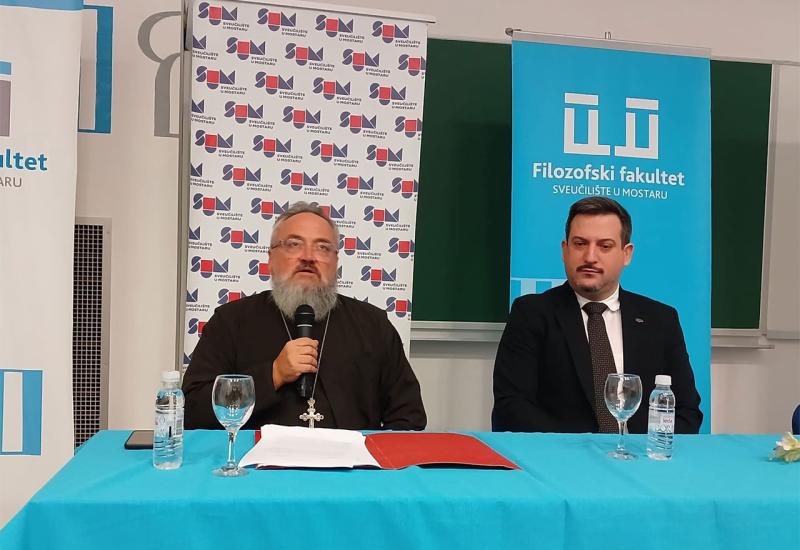 Iguman manastira Žitomislića Danilo Pavlović održao je predavanje na Filozofskom fakultetu  - Iguman Danilo mostarskim studentima govorio o međureligijskom i međukulturalnom dijalogu 