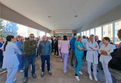 FOTO/VIDEO | Zdravstveni radnici u HNŽ stupili u generalni štrajk