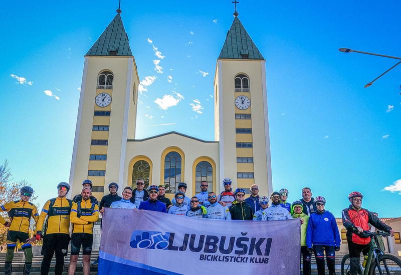 Biciklisti povezali Franjevački samostan na Humcu i Svetište Kraljice Mira u Međugorju