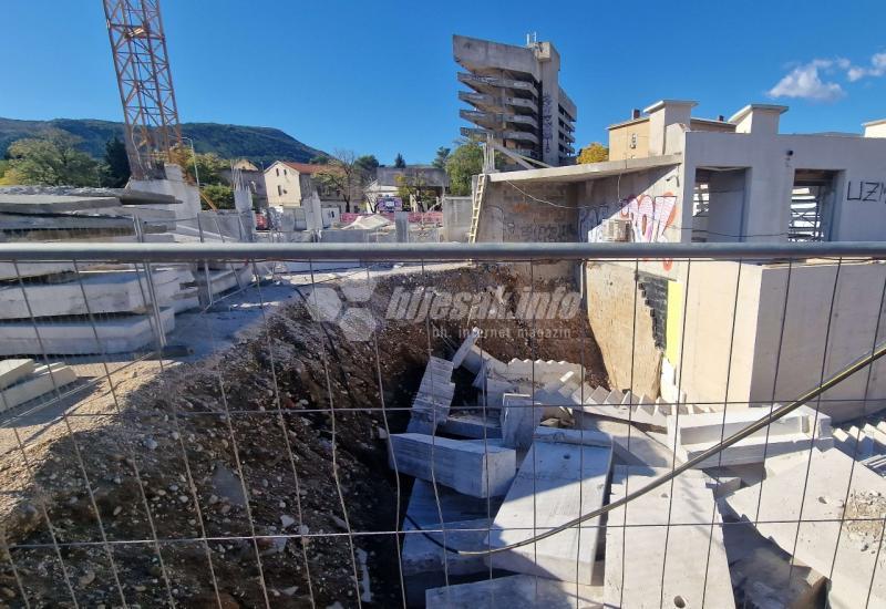 Radovi na novoj zgradi HNK Mostar - Mostar 