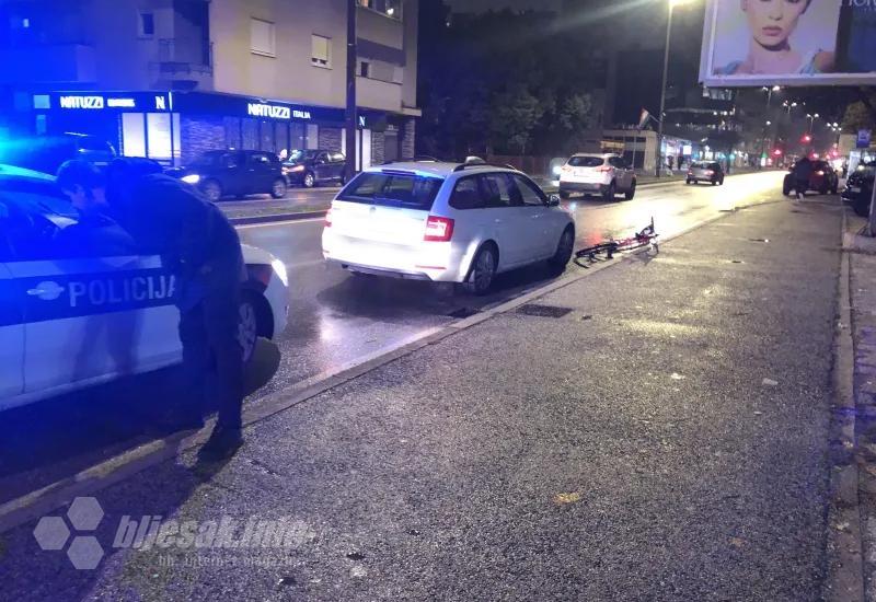 Mostar: Nastradao biciklist - FOTO | Mostar: Biciklist ozlijeđen u naletu automobila