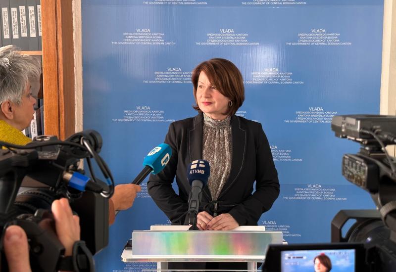 Ministrica financija Mirjana Plavčić - SBŽ prva u FBiH: Usvojen Proračun vrijedan 356,65 milijuna