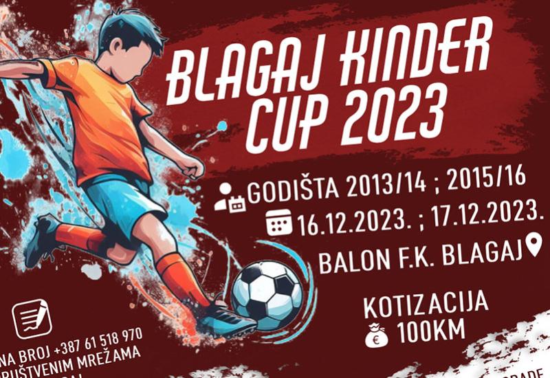 Vikend je rezerviran za turnir 'Blagaj Kinder Cup 2023'
