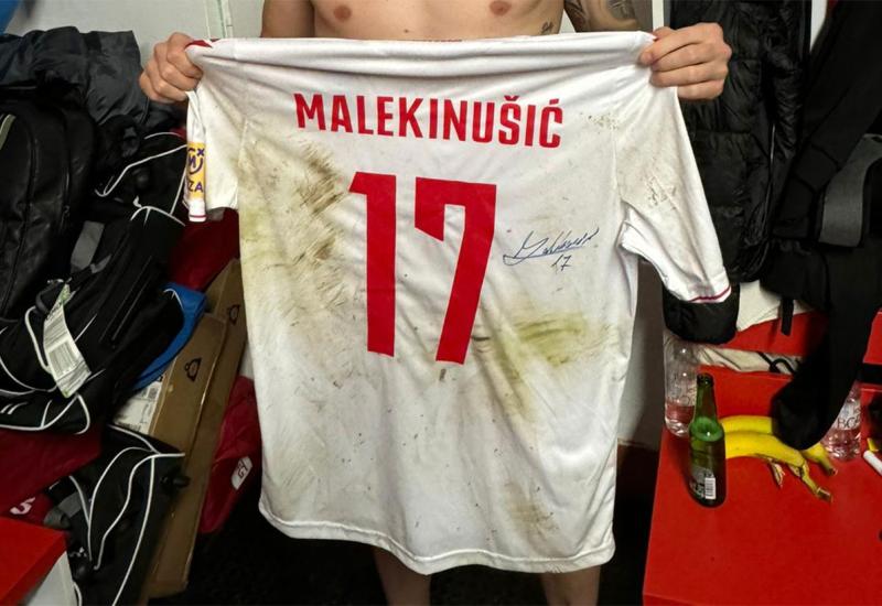 Malekinušić skuplji od Modrića - prodan prljavi i potpisani dres s povijesne utakmice Zrinjskog